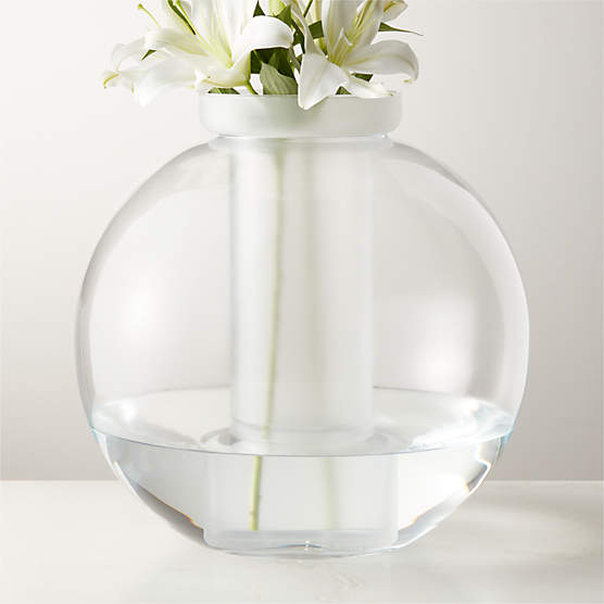 Sfera Globe Glass Vase by Gianfranco Frattini