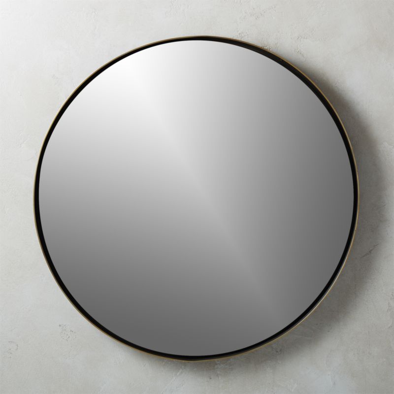 black circle mirror