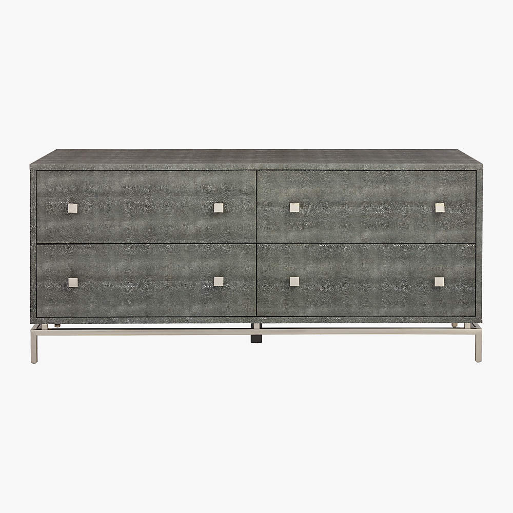 Grey shagreen deals dresser