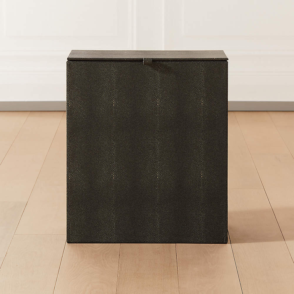 Grey Shagreen Hamper