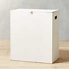 Marcel White Storage Trunk Small