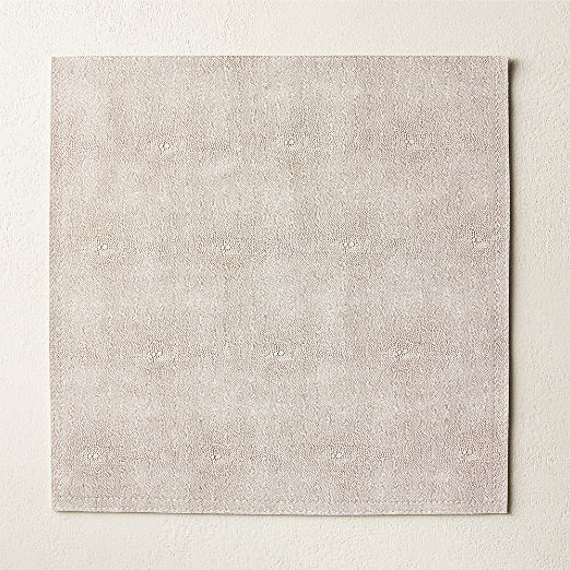 Oat Shagreen Faux-Leather Square Placemat