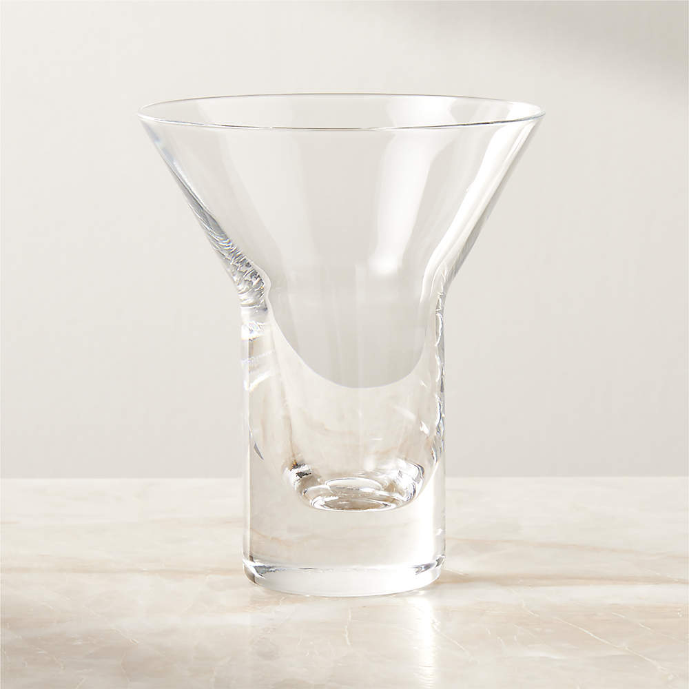 Unique Martini Glass, 2 Martini Glasses with Square Base, Vintage Block  Base Martini Glass, Square Block Base Martini Glass, Unique Glasses
