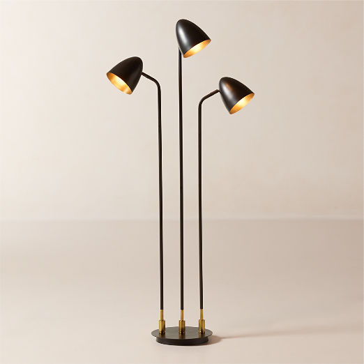 Shelby 3-Light Floor Lamp 62"
