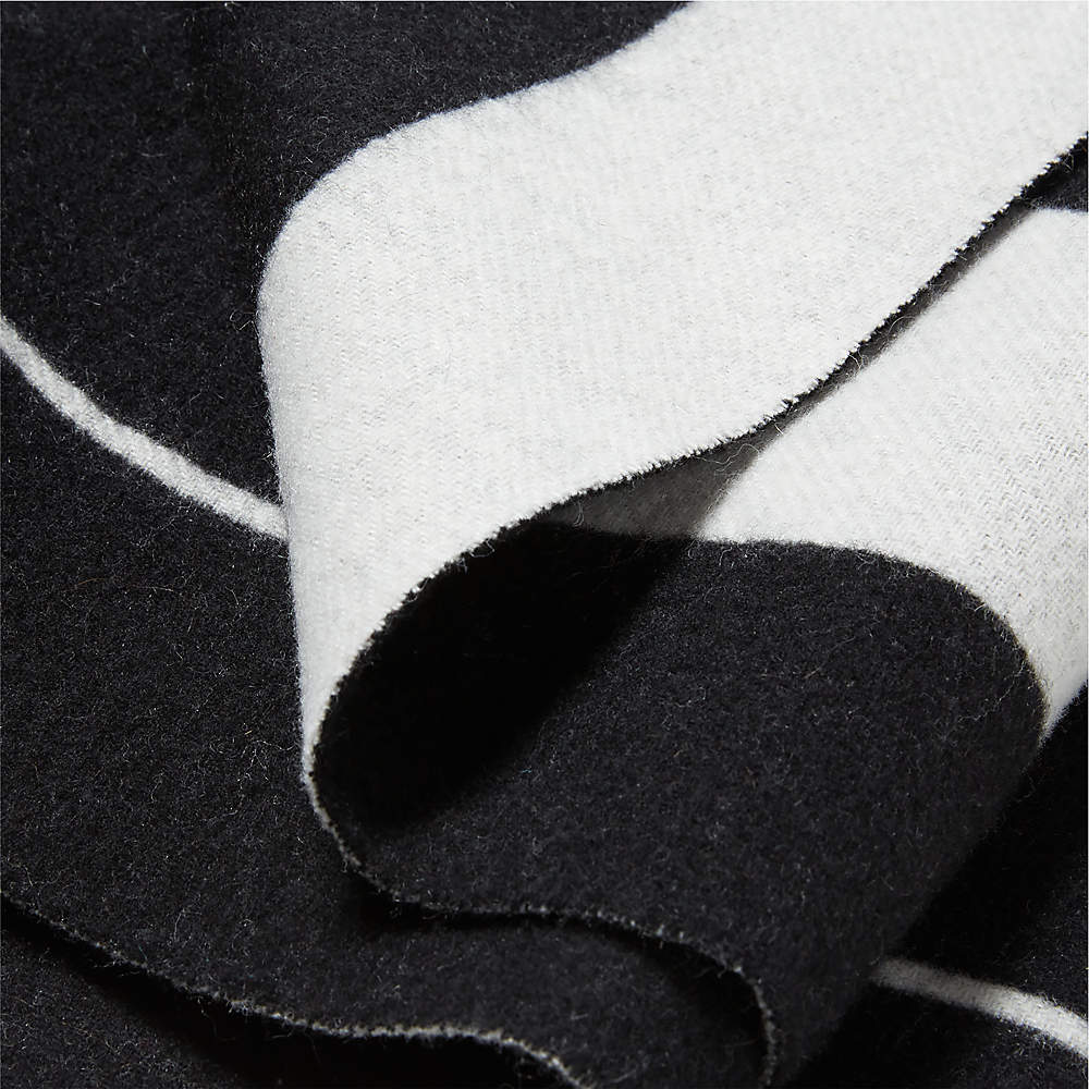Shift Reversible Merino Wool Throw Blanket + Reviews | CB2