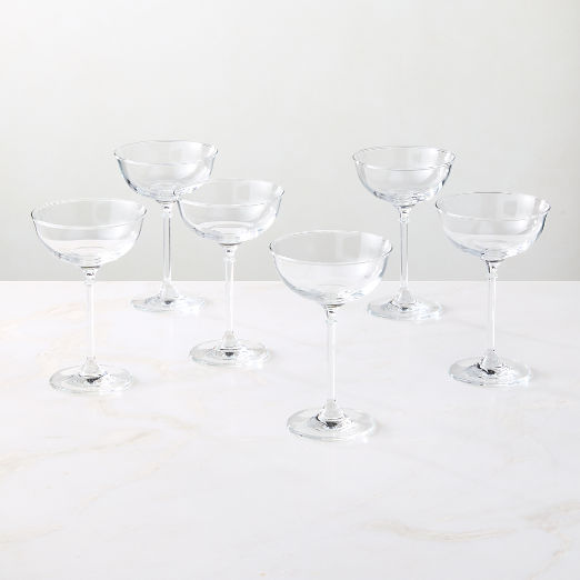 Shiloh Coupe Glasses Set of 6
