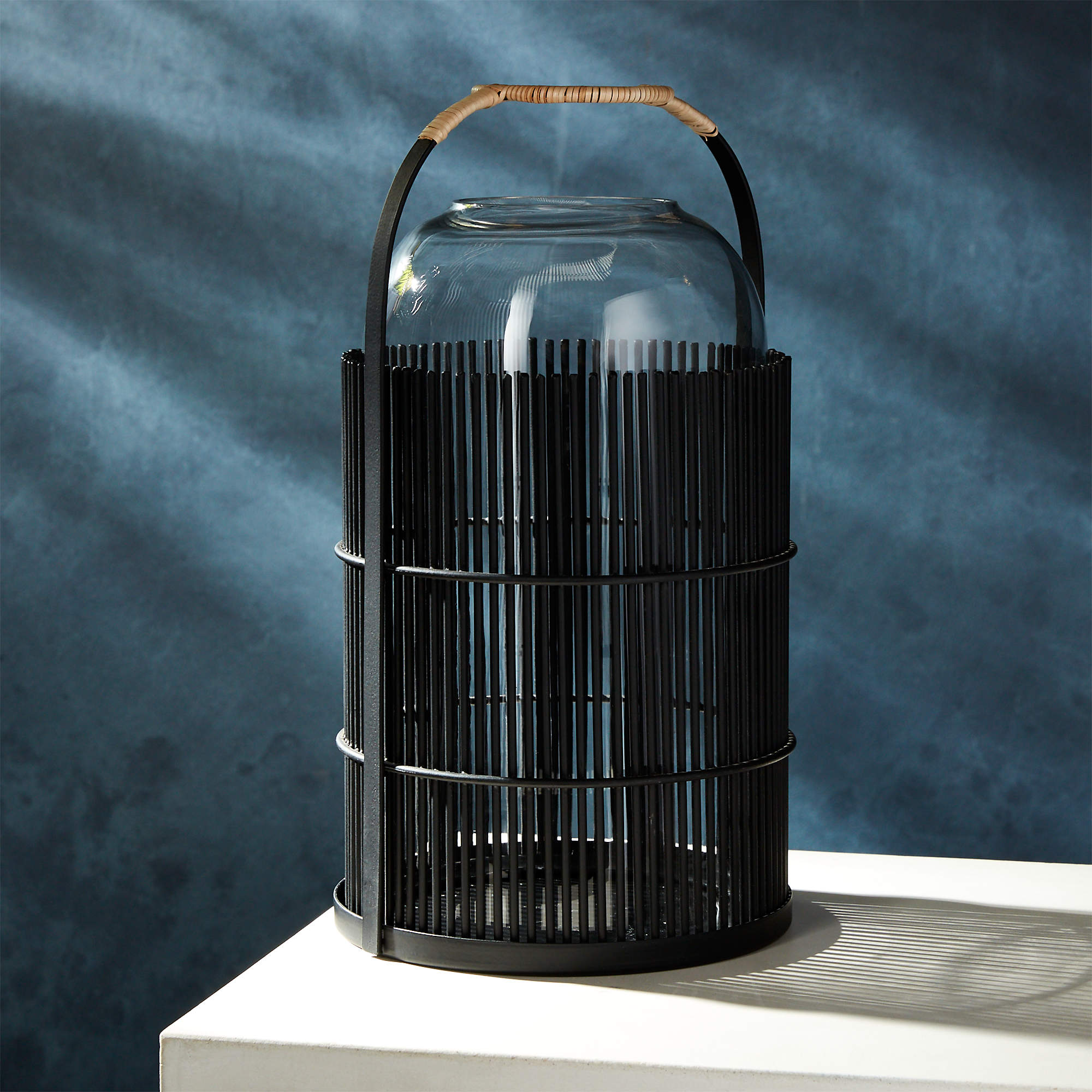 Shoji Modern Hurricane Candle Holder Lantern + Reviews CB2