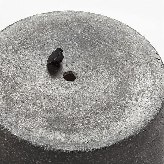 Shore Black Stone Indoor/Outdoor Planter XL