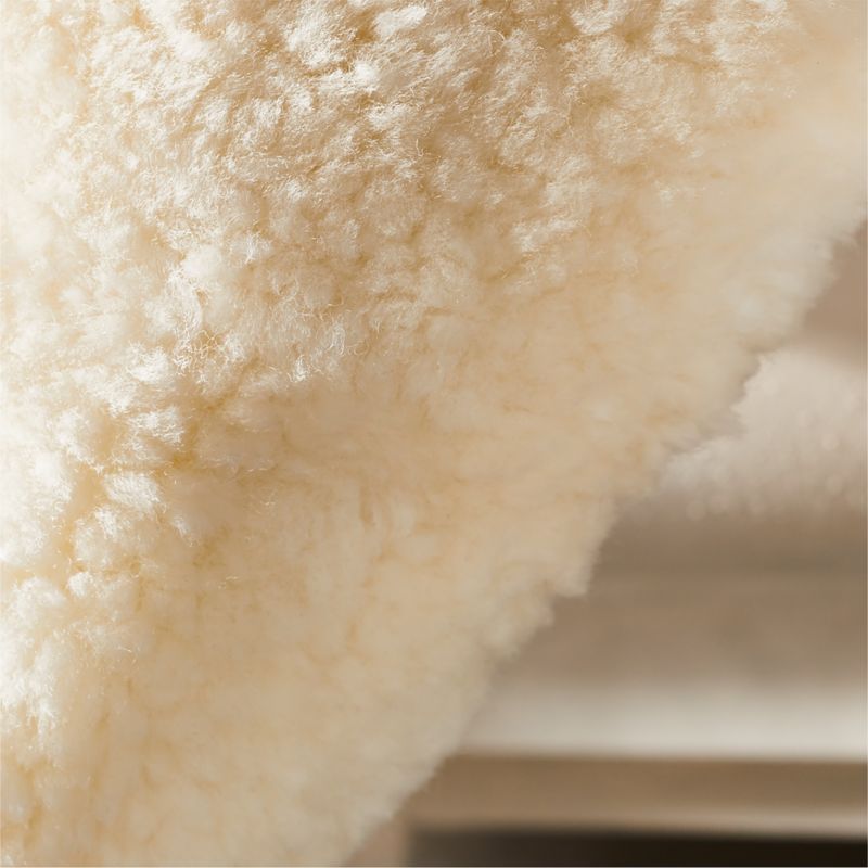 Shorn Ivory Sheepskin Christmas Stocking - image 1 of 2