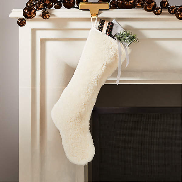 Ivory Christmas Stocking