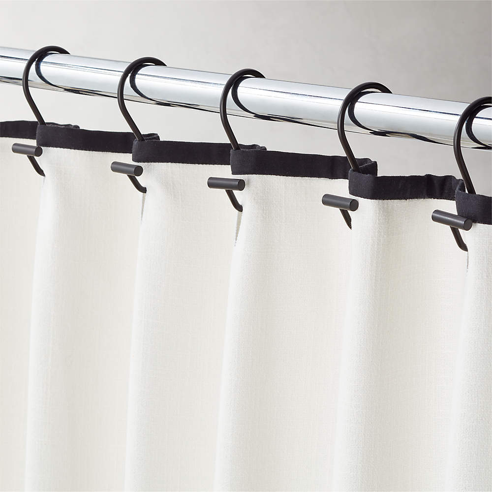 Curtain Rings Shower Curtain Rings, Rust Resistant Metal Shower Curtain  Hooks, Hooks for Bathroom Shower Rods Curtains,White for Curtains Shower  Curtain Rings and Rods (Color : Set of 30) : : Home