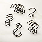 Black Shower Rings Set of 12