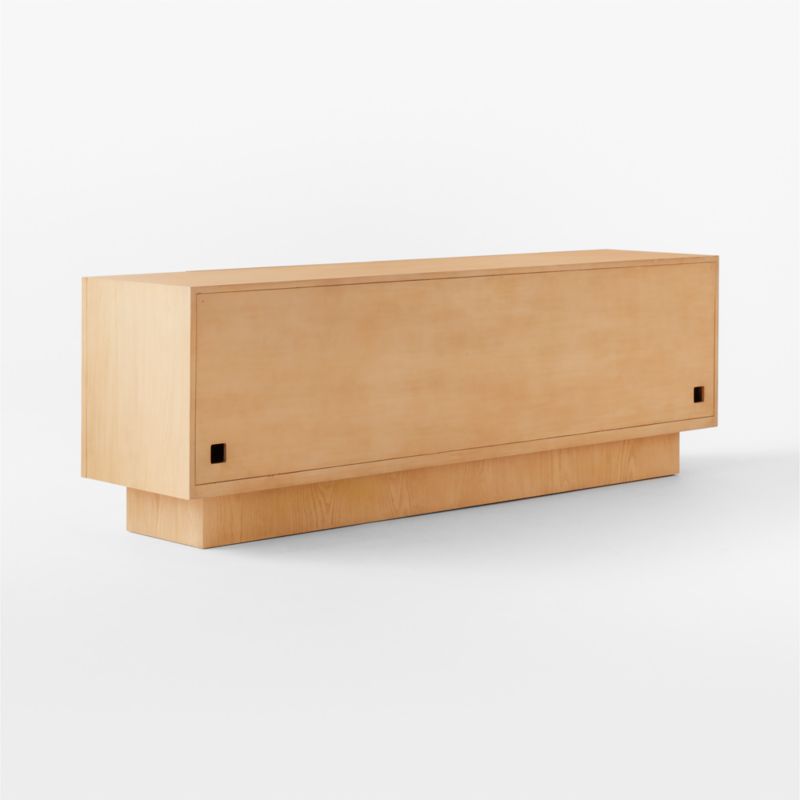 Shutter 84" Ash Wood Media Console - image 8 of 10