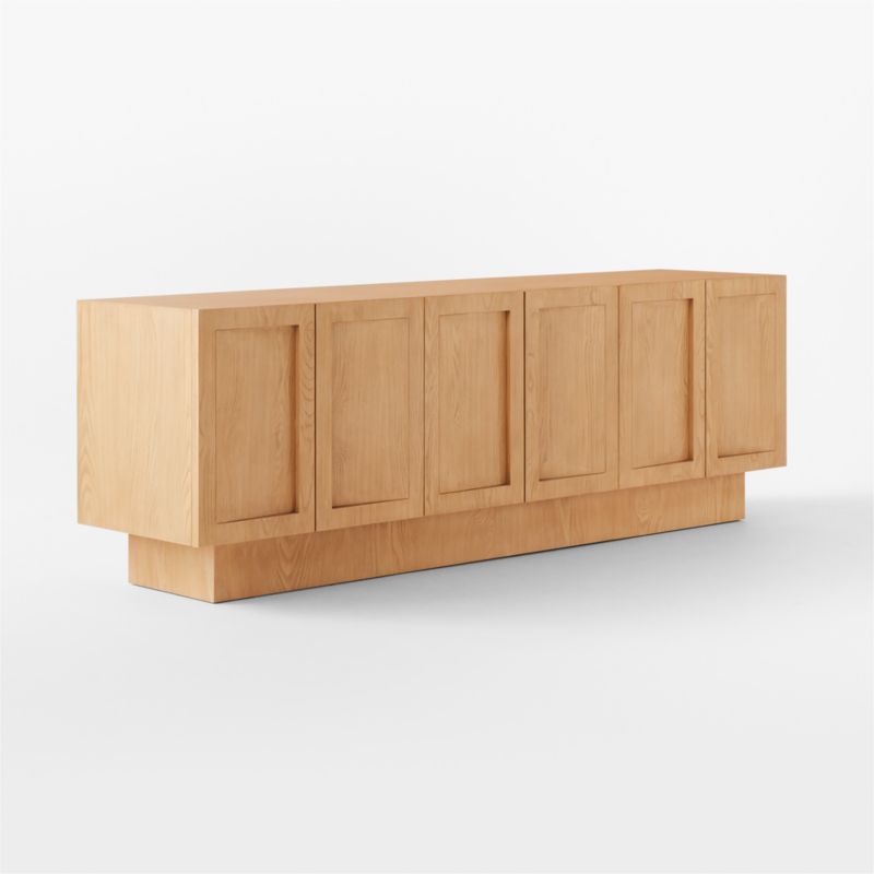 Shutter 84" Ash Wood Media Console - image 5 of 10