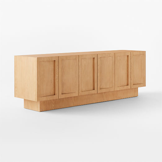 Shutter 84" Ash Wood Media Console