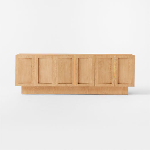 Shutter 84" Ash Wood Media Console