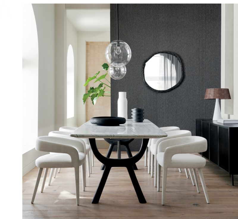 Abel Black Round Wall Mirror 34 + Reviews