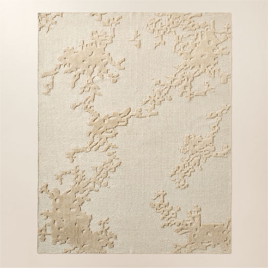 Sierra Hand-Knotted Warm White Wool Area Rug