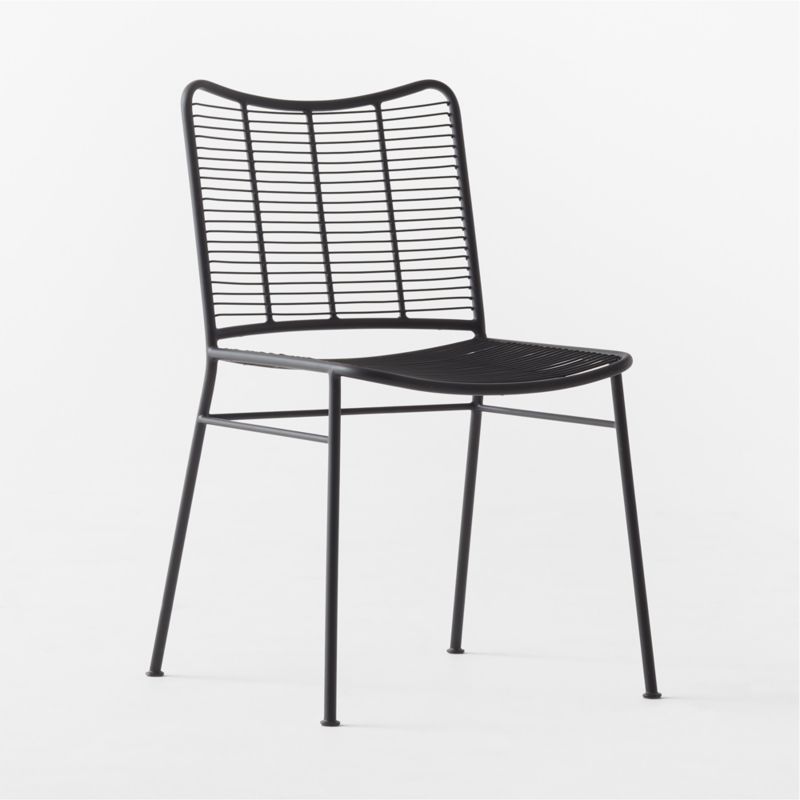 Sigma Black Metal Dining Chair - image 4 of 8