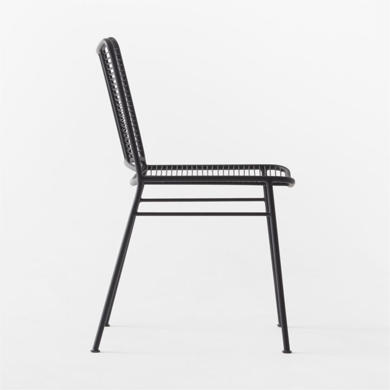 Sigma Black Metal Dining Chair - image 5 of 8