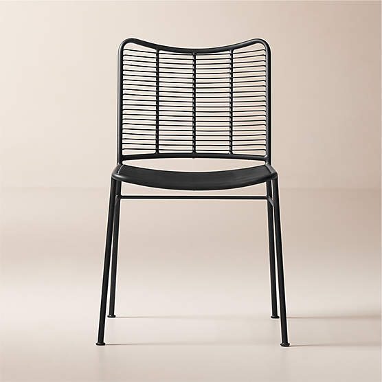 Sigma Black Metal Dining Chair