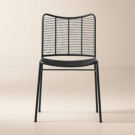 Sigma Black Metal Dining Chair