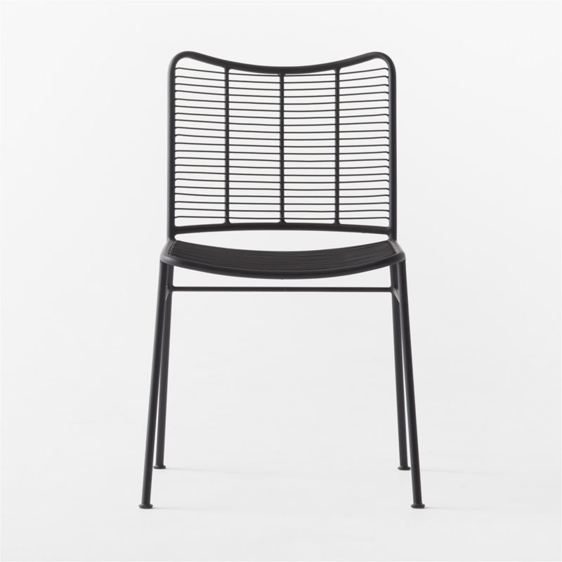 Sigma Black Metal Dining Chair - image 3 of 8