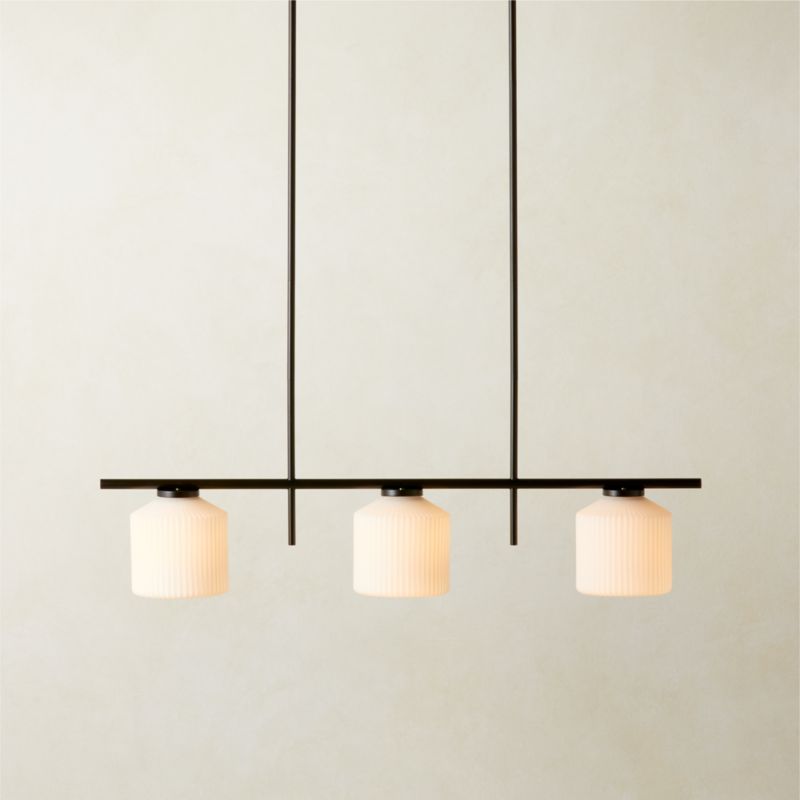 Silo 3-Light Matte Black Pendant Light - image 0 of 4