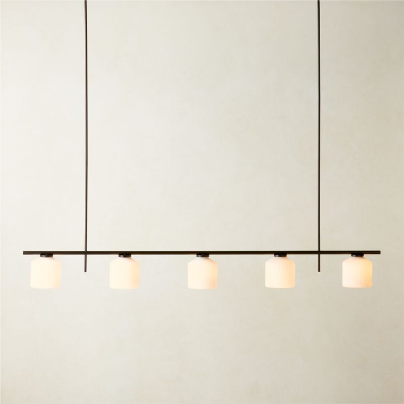 Silo 5-Light Matte Black Pendant Light - image 0 of 5