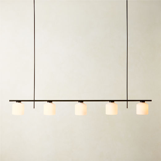 Silo 5-Light Matte Black Pendant Light