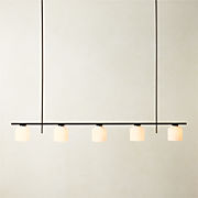 Silo 5-Light Matte Black Pendant Light