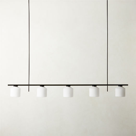 Silo 5-Light Matte Black Pendant Light