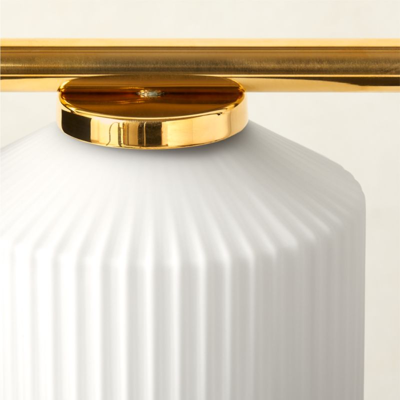 Silo 5-Light Polished Brass Pendant Light - image 3 of 4