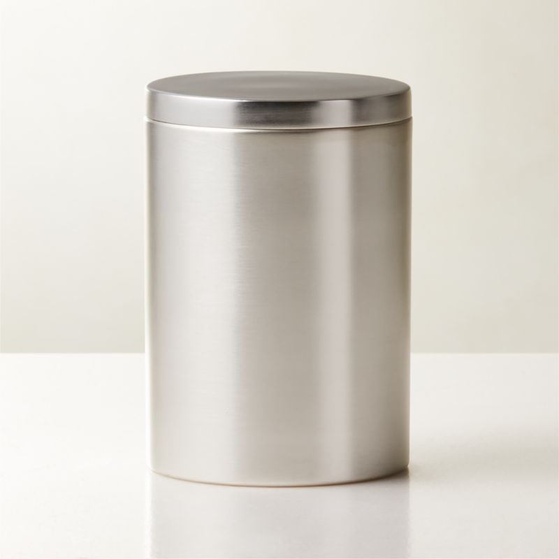 Silver Plated Kitchen Canister Medium - image 0 of 2