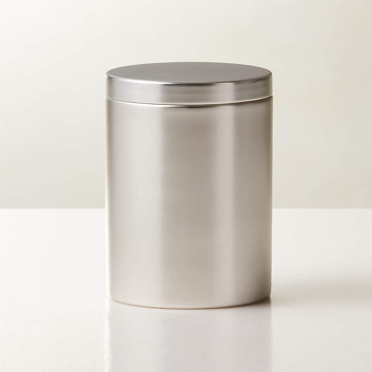 Silver Plated Kitchen Canister Small + Reviews CB2