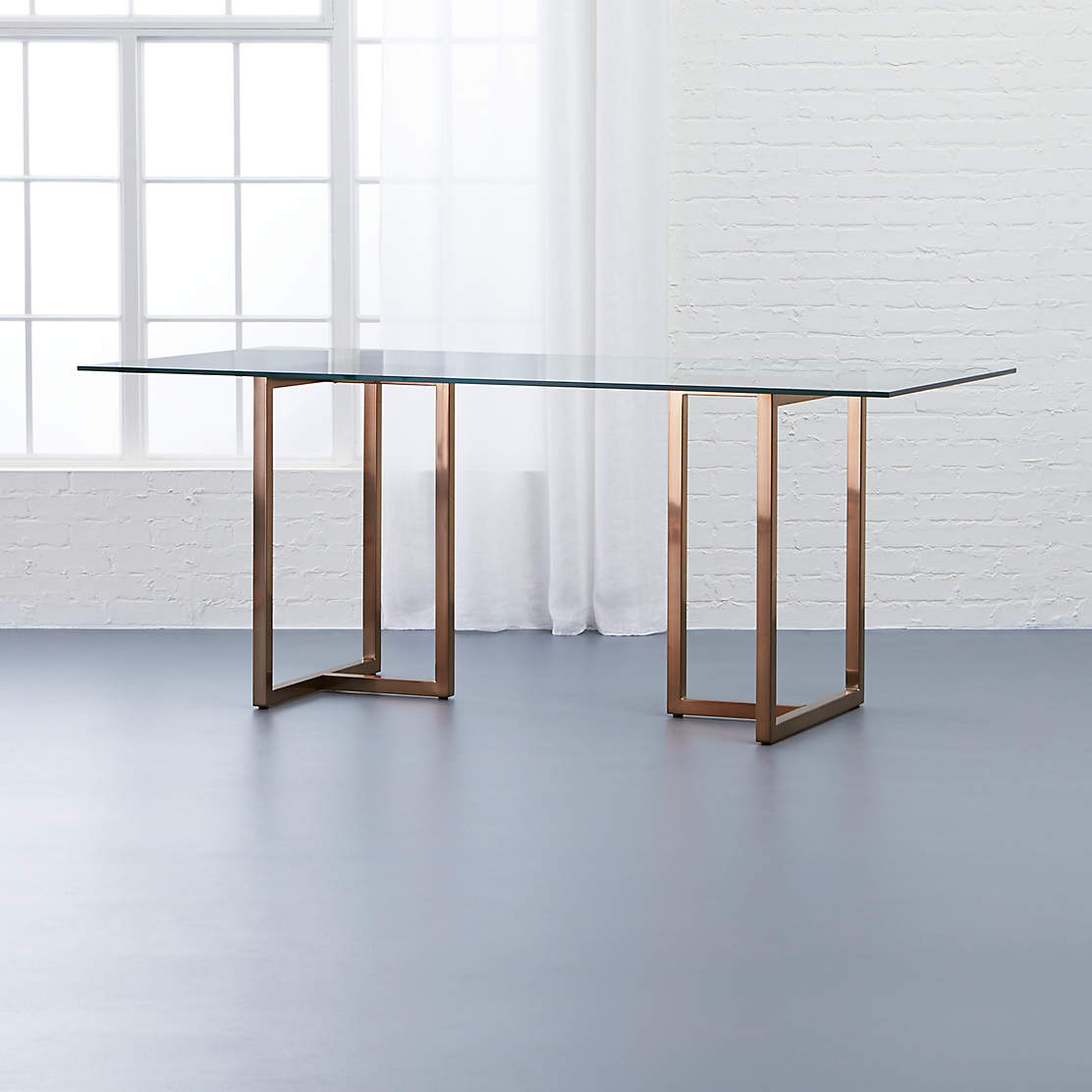 Blox 35x63 Dining Table + Reviews CB2