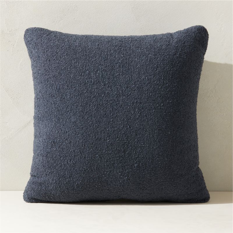 Navy blue and silver throw clearance pillows