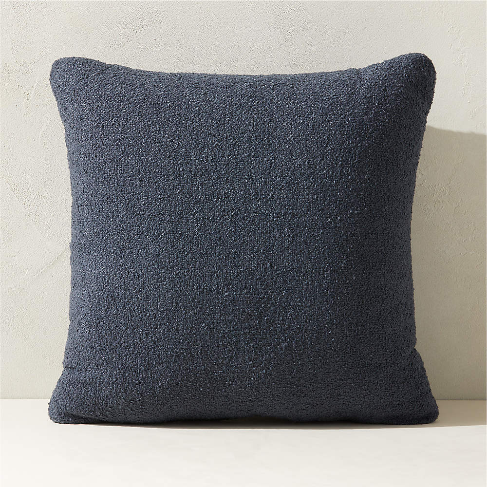 Navy outdoor outlet lumbar pillow