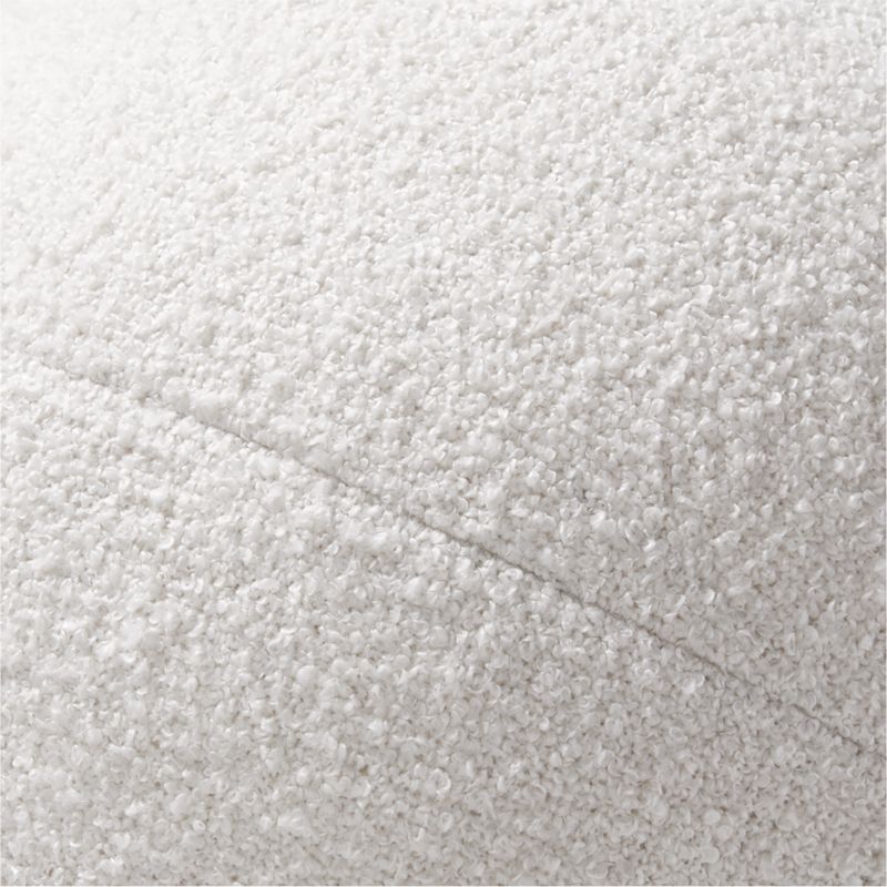 Silves White Boucle Sphere Outdoor Throw Pillow 12" - image 2 of 5