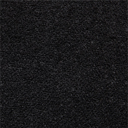 Silves Black Performance Boucle Outdoor Lumbar Pillow 20''x12''