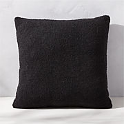 Silves Black Boucle Outdoor Pouf 24"
