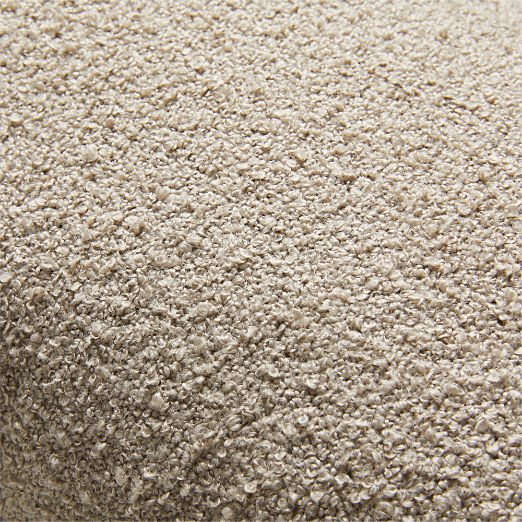 Silves Sand Boucle Outdoor Throw Pillow 20"x12"