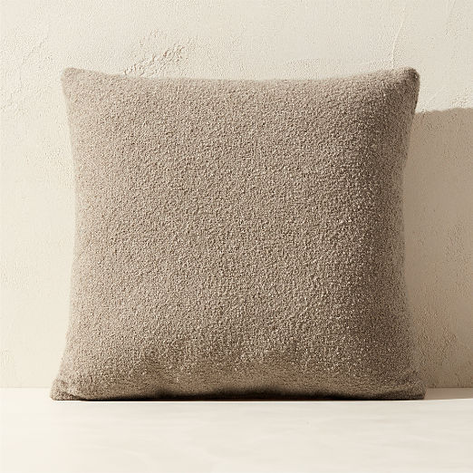 Silves Sand Boucle Outdoor Throw Pillow 20"