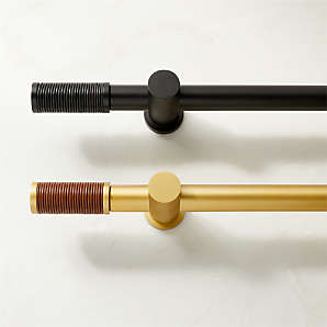 Modern Curtain Rods, Curtain Hardware & Curtain Rings with Clips