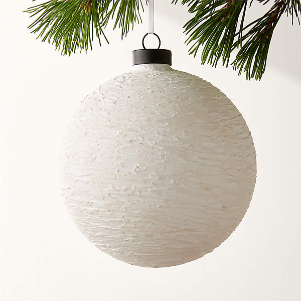 4 Styrofoam Ball Christmas Ornaments - Christmas Ball Ornaments