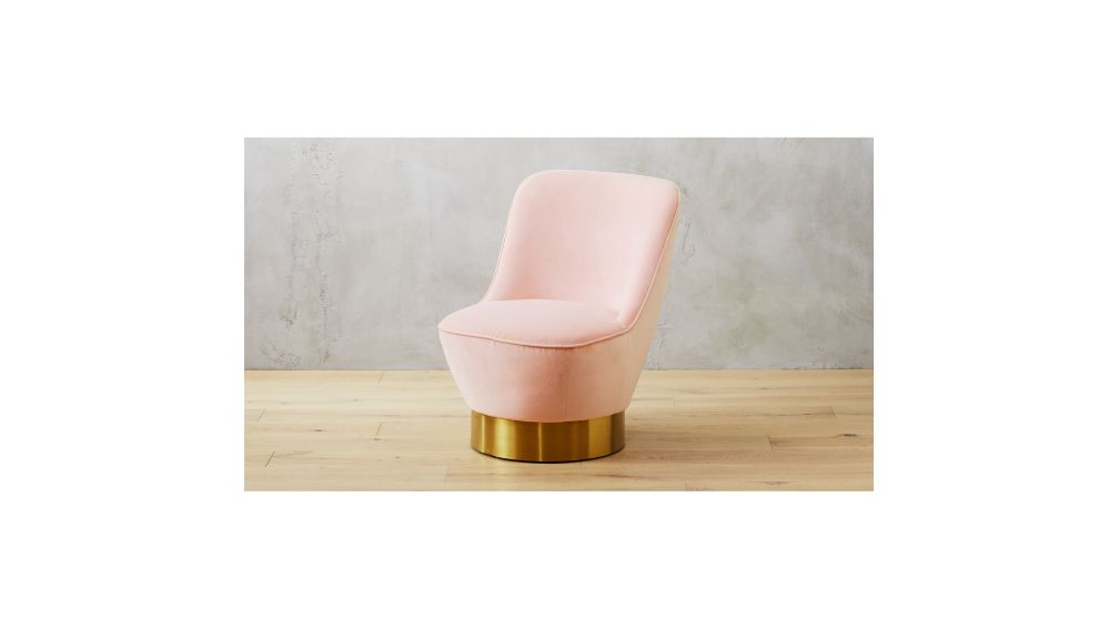 Simone Blush Chair + Reviews | CB2