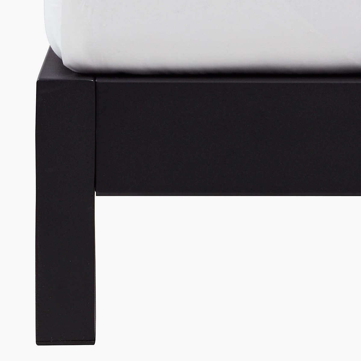 The Best Platform Bed Frames Under $300 3 Simple Black Metal Bed Base- image 3 of 3 (Open Larger View)