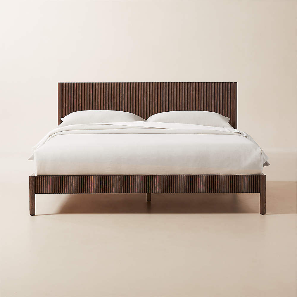 Cb2 wooden bed deals frame