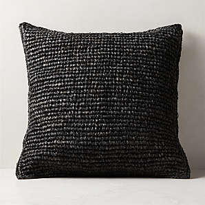 black toss pillows
