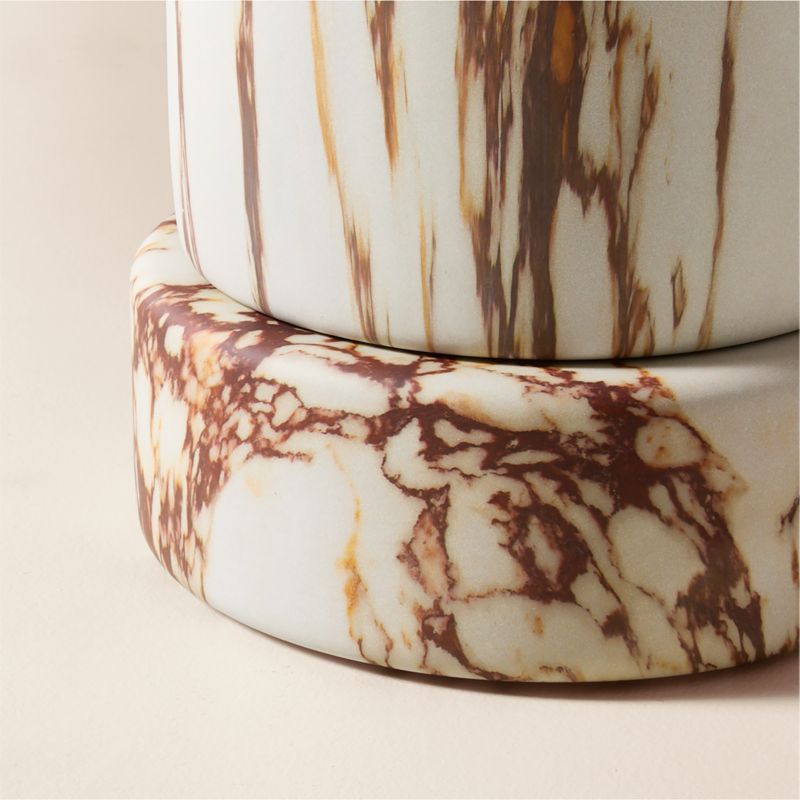 Situ Faux Red Calacatta Marble Planter Tall - image 3 of 6